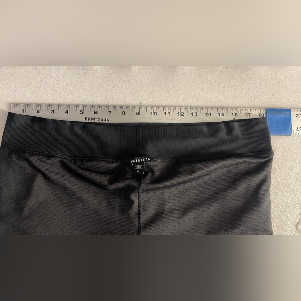 Athleta Soho Skort Womens 16 Black Stretch Athletic Skirt Tennis Golf Pickleball - Picture 6 of 9